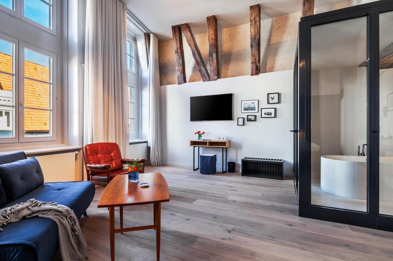 Hotel Die Reederin Lübeck Buitenkant foto